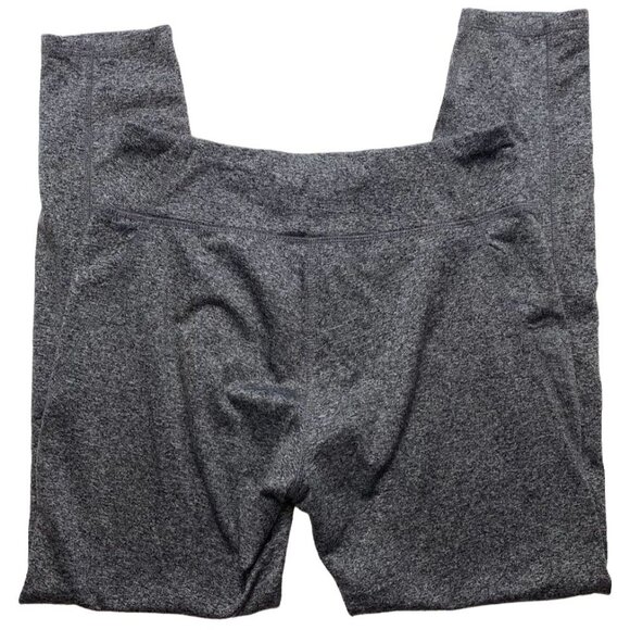 RBX High Waist Active Leggings Women's LARGE Gray Black Stretch Comfort-Waist - Picture 2 of 8